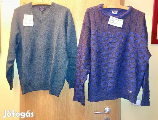 férfi pulóverek téli meleg L XL 