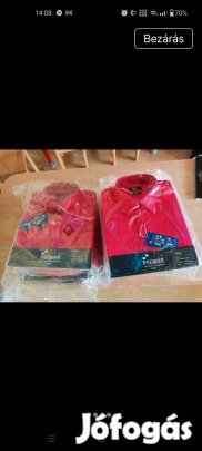 férfi rövid ujjú ing XL,M méret 22db