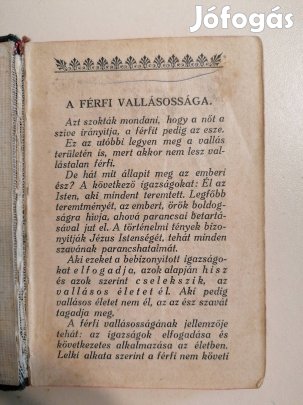 férfi vallásossága antik ima könyv