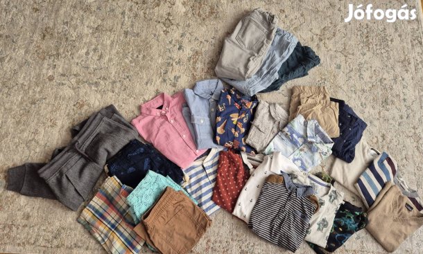 fiú 7-8, 8-9 ruhacsomag új, újszerű