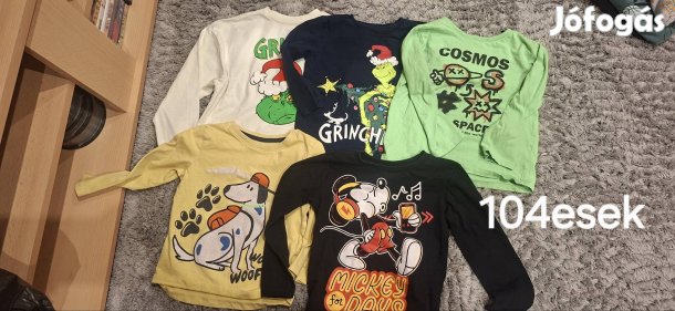 fiú hosszú ujjú csomag 104 méret