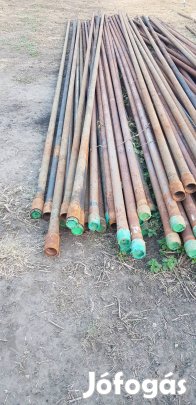 fúrószár cső, vas cső, fúrószár