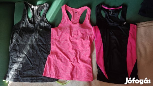 futó, fitnesz ujjatlan felsők - S