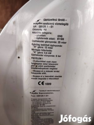 gázbojler eladó