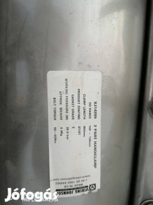 gebo tömítőbilincs 2db rozsdamentes 108-128mm-ig 