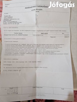 gogle pixel 10 pro xl 256gb új állapotban 