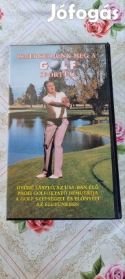 golfoktató vhs kazetta 