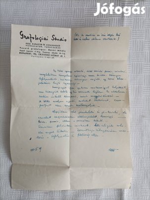 grafológus szakvélemény 1937-ből eladó