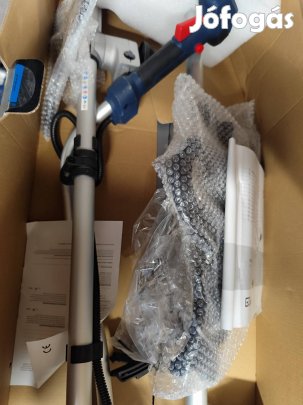 güde dupla akkumulátoros fűkasza új damil és késes fejjel 