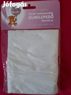 gumi lepedő antibakteriális 220x120 cm
