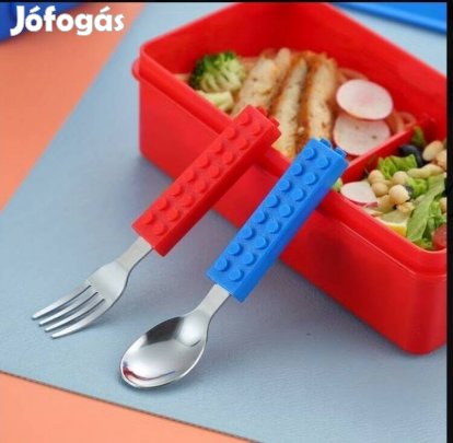 gyerek evőeszköz lego formában 
