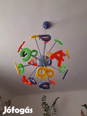 gyerekszoba mennyezeti lámpa ABC