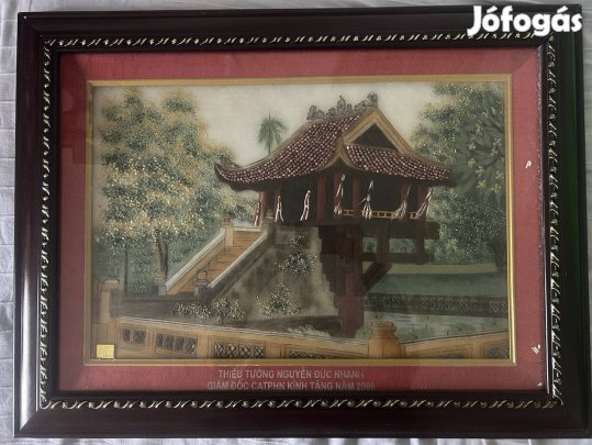 hagyományos vietnámi épületet ábrázol