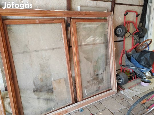 használt fa ablak