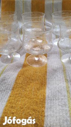 hat darabos pezsgős pohár készlet