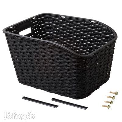 hátsó fonott műanyag kosár