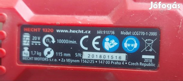 hecht 1320 akkus sarokcdiszolo motor
