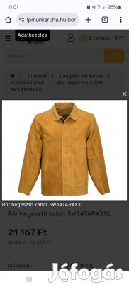 hegesztő kabát 
