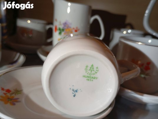 hollóházi porcelán készlet 