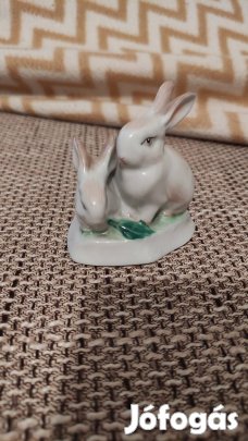 hollóházi porcelán nyuszi 