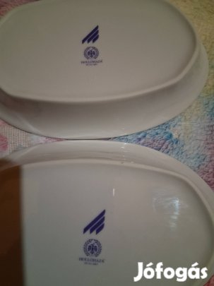hollóházi porcelán tálka 4db 1 porcelán pohár 