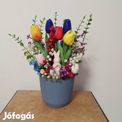 húsvéti asztali dekoráció 