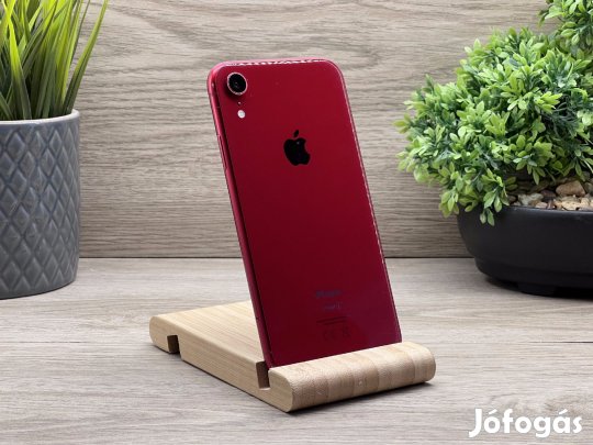 iPhone XR Red 128GB 2 ÉV Garanciával 100%