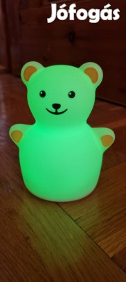 ikea éjszakai led-es lámpa maci 