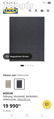 ikea morum szőnyeg eladó