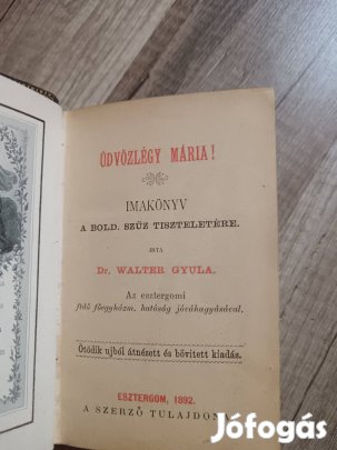 imakönyv 1892 es kiadású