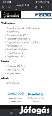 indesit felülfagyasztó hűtő 