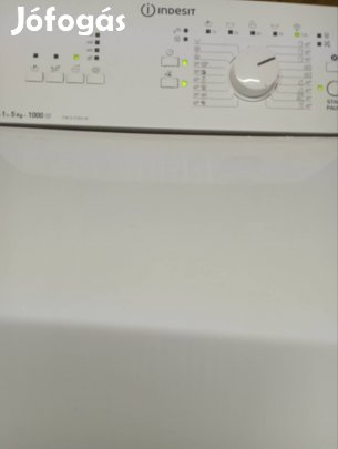 indesit felültöltős mosógép újszerű 5 kg 1000rpm