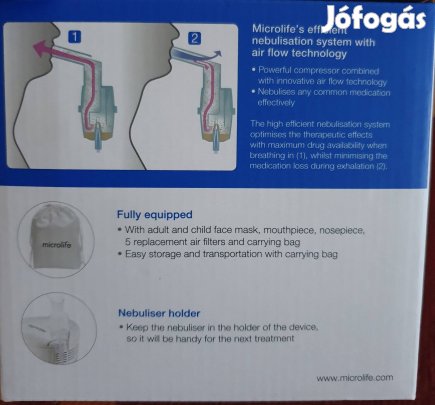 inhalátor, porlasztó memolife