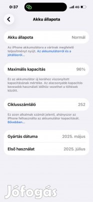 iphone15 telefon kék szín