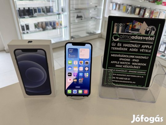 iphone 12 64GB Független Megkímélt/1-3 hónap gar./Akku 88%/p4827