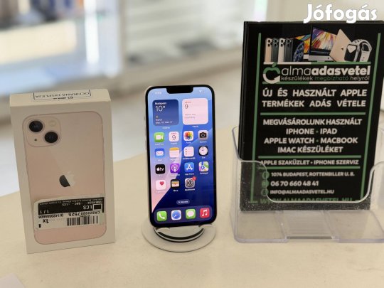 iphone 13 128GB Független Megkímélt/1-3 hónap gar./Akku 85%/p4786