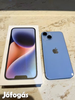 iphone 14 128GB kék Független Makulátlan állapot