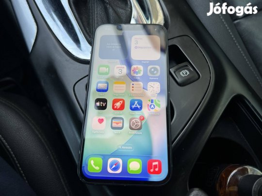iphone 14 Midnight 256GB gyárilag kártyafüggetlen - 99% akku 