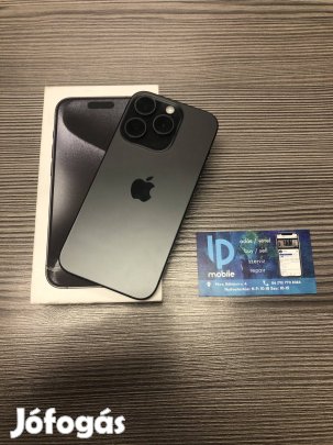 iphone 15 Pro, Újszerű, 128GB, Független, Dobozos, Garancia