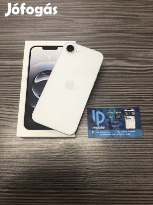 iphone 16e, Újszerű, 128GB, Független, Fehér, Gyári garancia