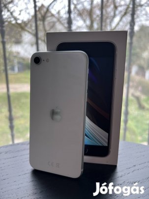 iphone SE 2020 - fehér, 64GB, három tokkal