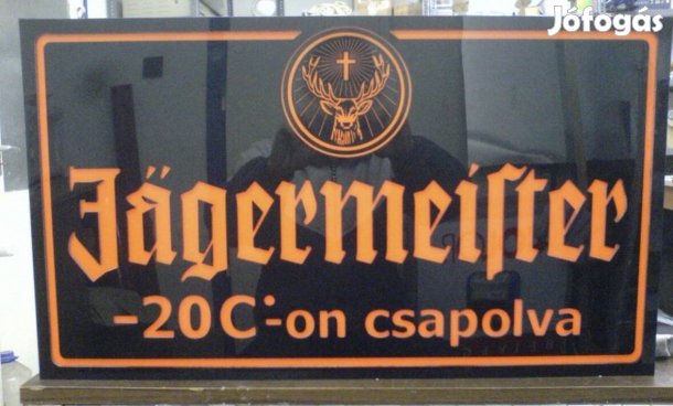 jagermeister világító tábla