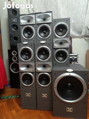 jamo X szett 4db komoly erősítő stb