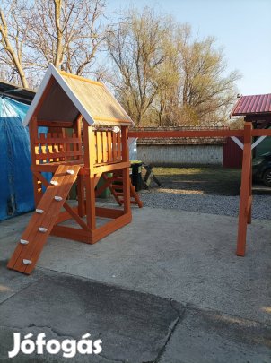 játszótér kettes gyerek hintával 