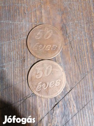 jubileumi 50 éves érme