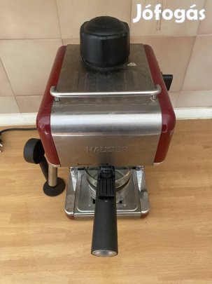 kávéfőző eladó espresso bordó Hauser eszpresszó 