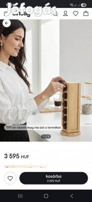 kávékapszula tartó