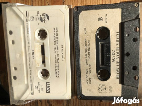 kazetta:Ac/dc boritó nélkül 1000 Ft /db