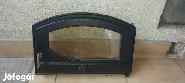 kemence ajtó kemenceajtó üveges öntvény