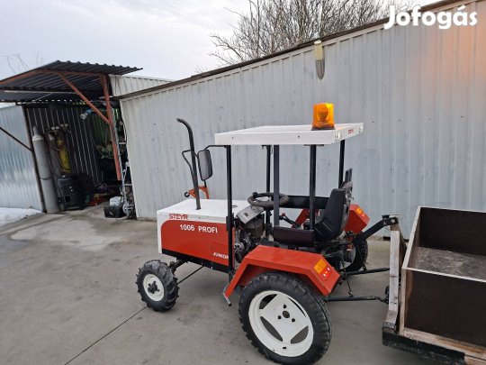 képeken látható igényesen épitett gyerek traktor 200cc rotax